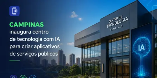 Centro de Tecnologia Campinas com fachada de vidro moderno