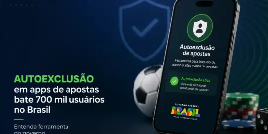 Autoexclusão de apostas com ferramenta no Brasil 2026