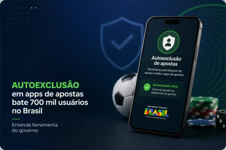 Autoexclusão de apostas com ferramenta no Brasil 2026
