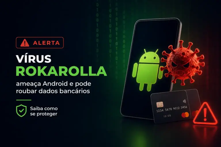 Alerta de vírus Rokarolla em Android ameaçando dados bancários