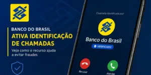 Banco do Brasil identificando chamadas com segurança no smartphone